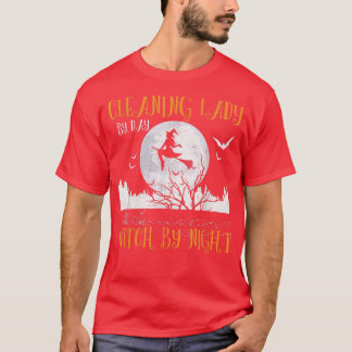 T-shirt Lady By Day Sorcière By Night Women Hallowee