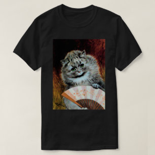 T-shirt Lady Chat avec ventilateur, Louis Wain