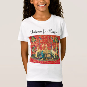 T-Shirt LADY ET UNICORN POUR Fleurs Imaginaires MAGIQUES, 