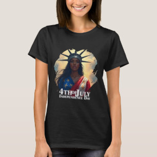 T-shirt Lady Liberty Réinventée – Un Nouveau Visage de la