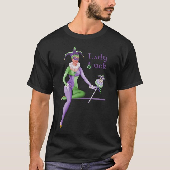 T-shirt Lady Luck Harlequin (Devant)