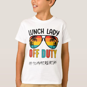 T-shirt Lady Off Duty Dernier Jour De L'École Été
