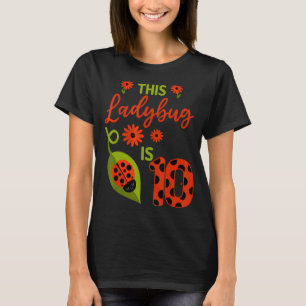 T-shirt Ladybug Anniversaire Cette Ladybug A 10 Ans