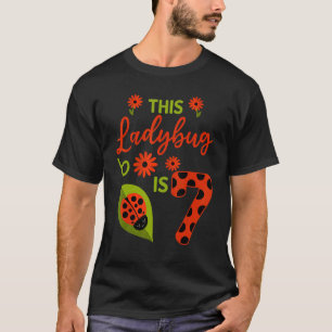 T-shirt Ladybug Anniversaire Cette Ladybug Est Une Fille D