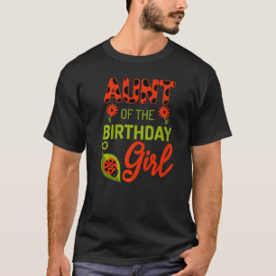 T-shirt Ladybug Anniversaire Tante De L'Anniversaire Anniv