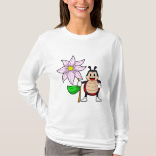 T-shirt Ladybug avec Flower.PNG