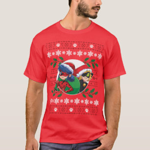 T-shirt Ladybug & Cat Noir   Graphique de vacances