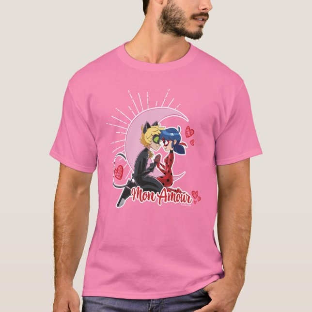 T-shirt Ladybug & Cat Noir | Mon Amour (Devant)