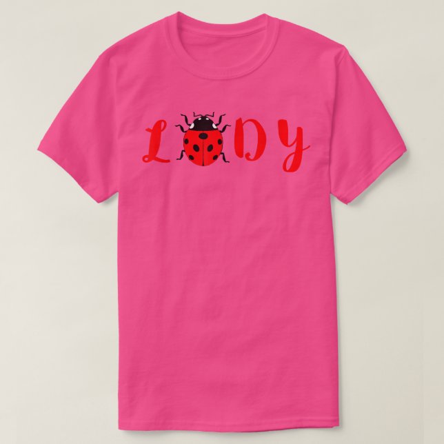T-shirt Ladybug Cute Ladybug Insect Lady Bug Lover Entomol (Design devant)