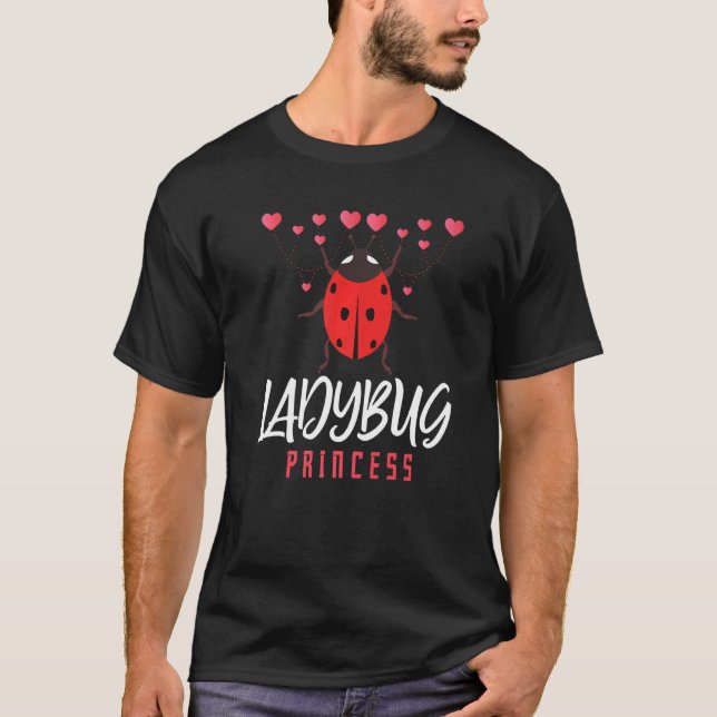 T-shirt Ladybug Cute Ladybug Princess Insect Entomologiste (Devant)