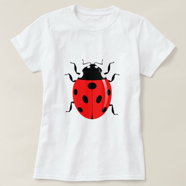 T-Shirt Ladybug de Printemps (Design devant)