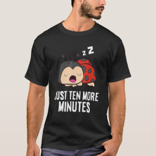T-shirt Ladybug Dix Minutes De Plus Snooze Alarme Clock L
