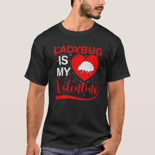 T-shirt Ladybug Est Mon Coeur Drôle Valentin Ladybug Valen