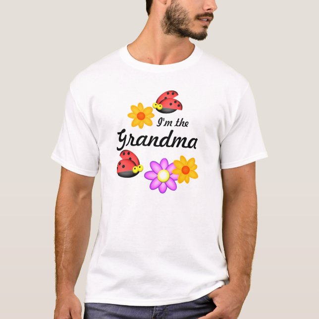 T-shirt Ladybug et Fleurs (Devant)