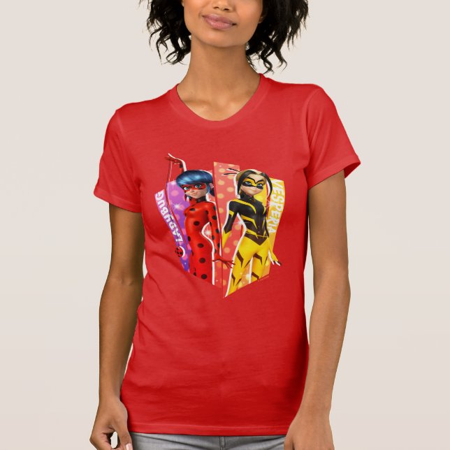 T-shirt Ladybug et Vesperia Graphic (Devant)