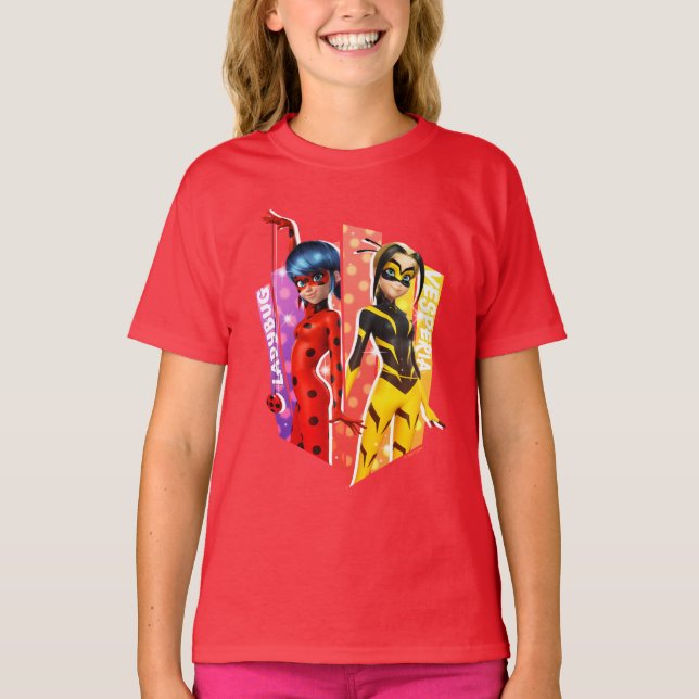 T-shirt Ladybug et Vesperia Graphic (Devant)