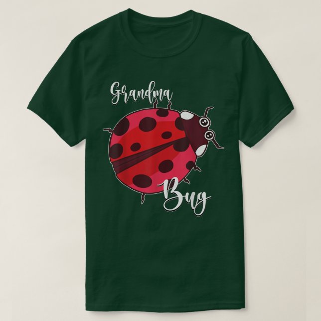 T-shirt Ladybug Grand-mère Bug Grand-mère Reine mignonne L (Design devant)