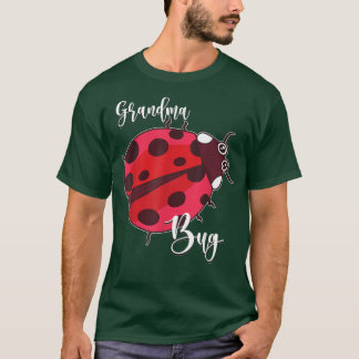 T-shirt Ladybug Grand-mère Bug Grand-mère Reine mignonne L