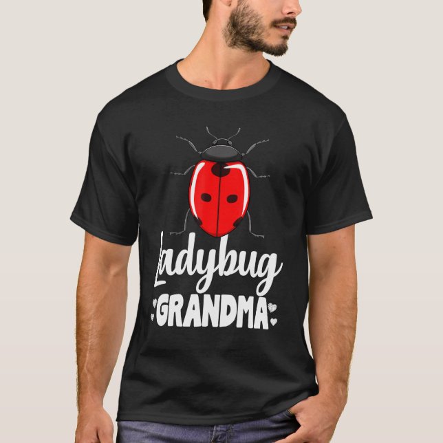 T-shirt Ladybug grand-mère petit insecte volant Créature C (Devant)