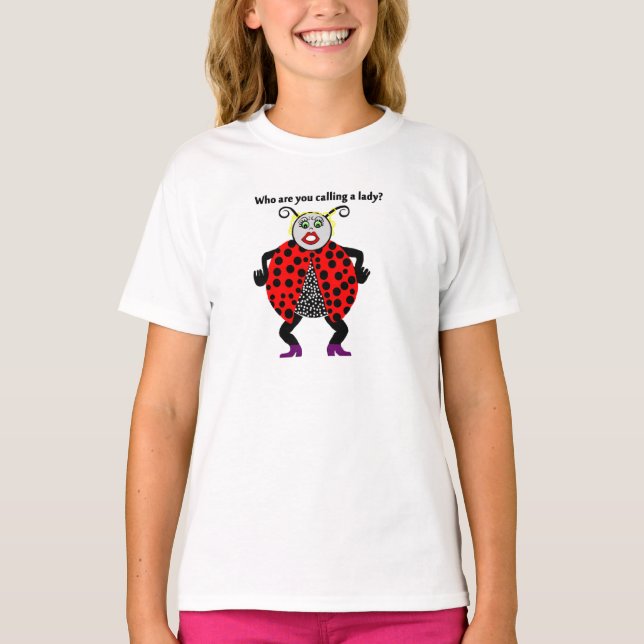 T-shirt Ladybug Lady Bug Funny (Devant)