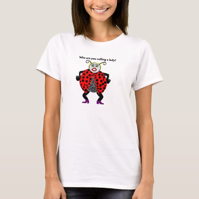 T-shirt Ladybug Lady Bug Funny (Devant)