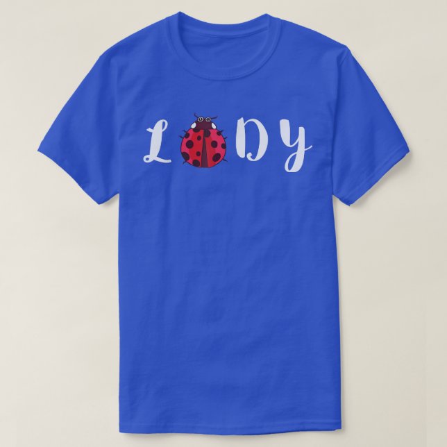 T-shirt Ladybug Lady Cute Ladybig Insect Buver Lover Ladyb (Design devant)