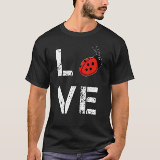 T-shirt Ladybug Love Ladybird Sweet Ladybug