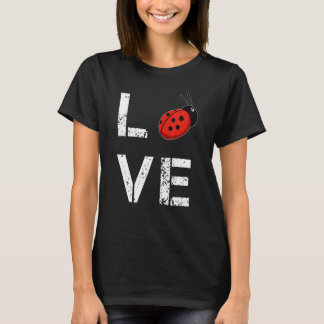 T-shirt Ladybug Love Ladybird Sweet Ladybug