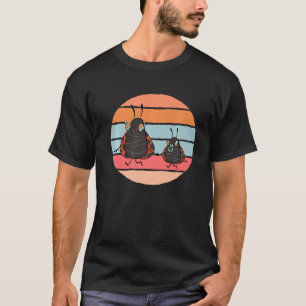 T-shirt Ladybug Marche Avec Sa Mignonne Enfante Mère S Da