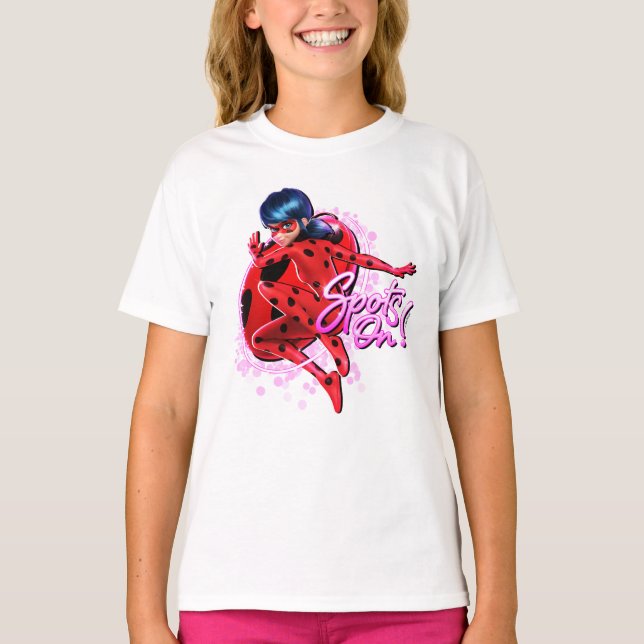T-shirt Ladybug miraculeux | Spots Sur Graphic (Devant)