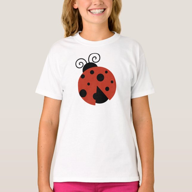 T-shirt Ladybug, Red Ladybug, jolie coccinelle, coccinelle (Devant)