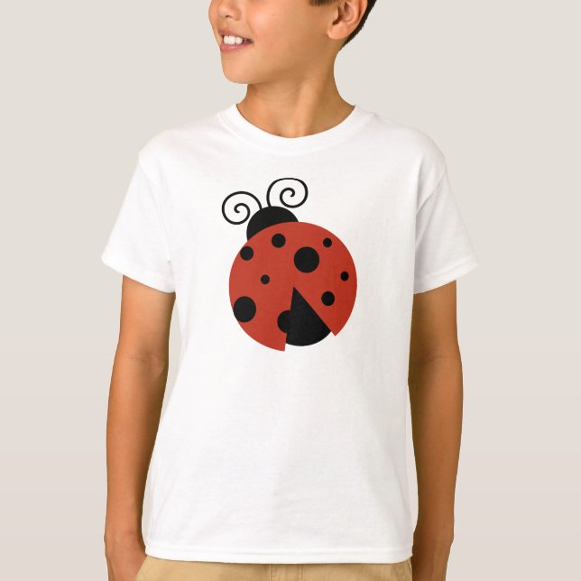T-shirt Ladybug, Red Ladybug, jolie coccinelle, coccinelle (Devant)