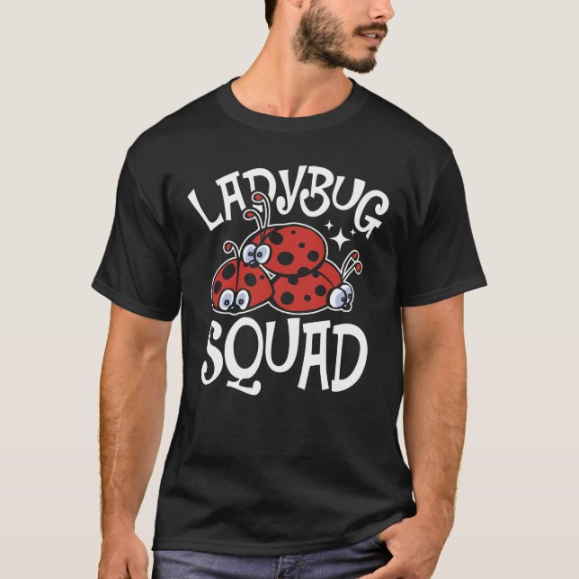 T-shirt Ladybug Squad (Devant)