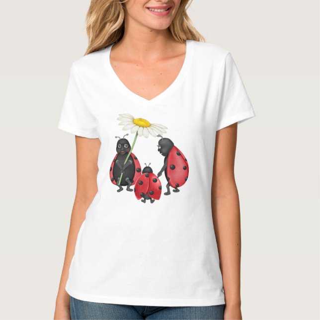 T-shirt Ladybug Stroll (Devant)