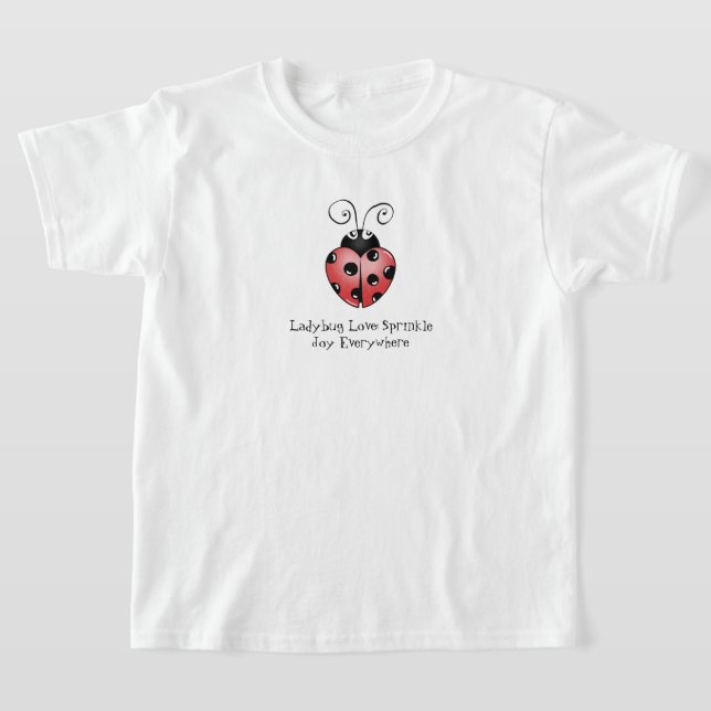 T-shirt Ladybug Summer Vibes Amusant et Jouant conception  (Poser)