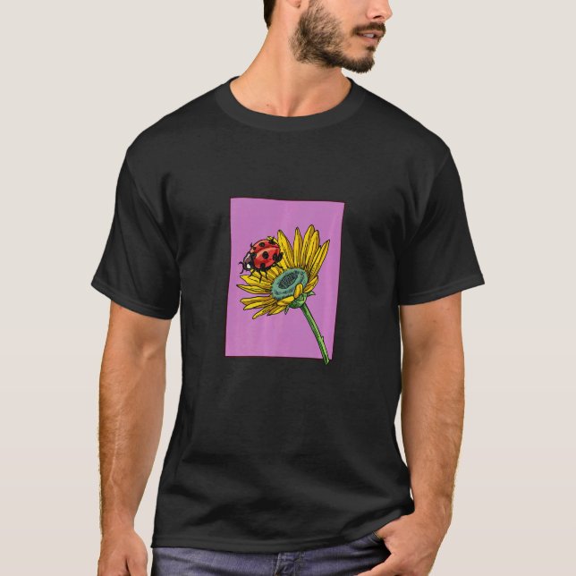 T-shirt Ladybug Tournesol Bug Ladybugs (Devant)