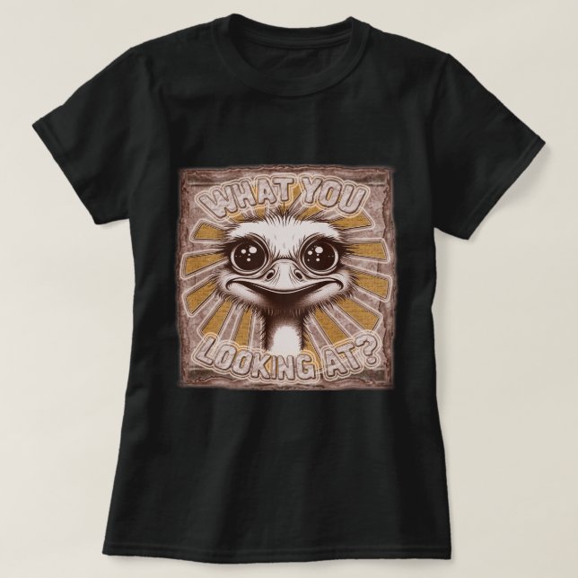 T-shirt Lady's What You Look At ? (Design devant)