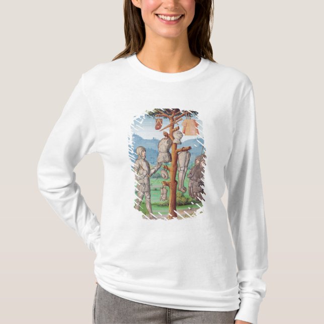 T-shirt L'Aeneid par Virgil avec un commentaire par (Devant)