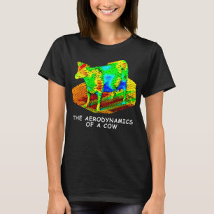 T-shirt L'aérodynamique d'une vache