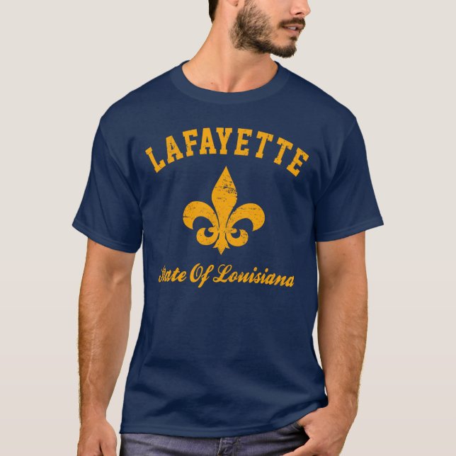 T-shirt Lafayette City Louisiane (Devant)