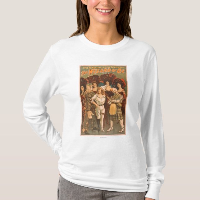 T-shirt "L'affiche #1 de théâtre musical de magicien d'Oz" (Devant)