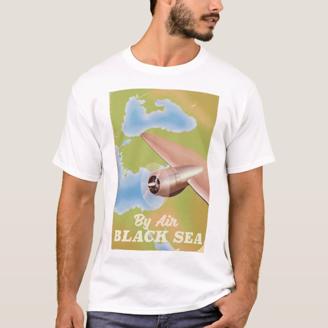 T-shirt L'affiche de voyage en mer Noire (Devant)