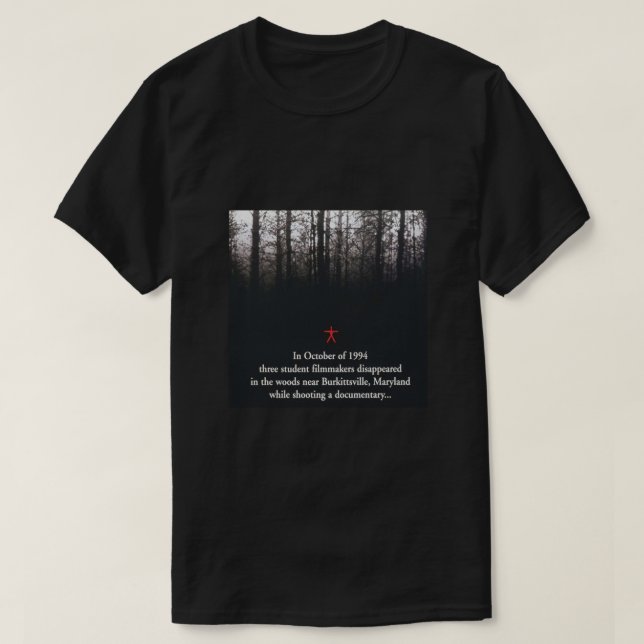 T-shirt L'affiche du projet BLAIR WITCH (Design devant)