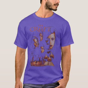 T-shirt L'affiche sépia en détresse de The Craft Rétro Fil