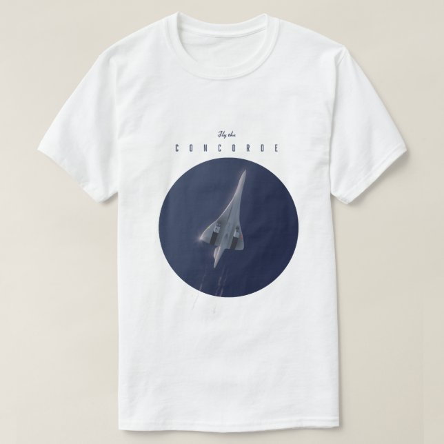 T-shirt L'affiche Voyage de Concorde (Design devant)