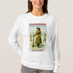T-shirt L'affiche Wild West de Buffalo Bill Annie Oakley