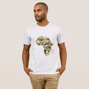 T-shirt "L'Afrique : avec sa puissance et sa puissance"