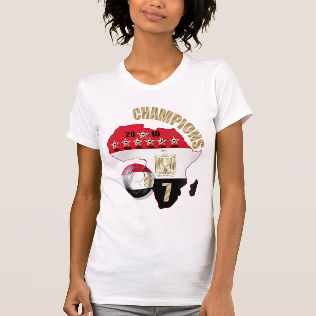 T-shirt L'Afrique des femmes égyptiennes soutient la pièce (Devant)