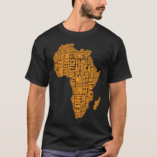 T-shirt L'Afrique doit s'unir (Devant)