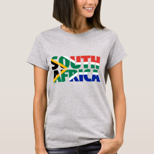 T-shirt L'Afrique du Sud tire son drapeau du Brésil